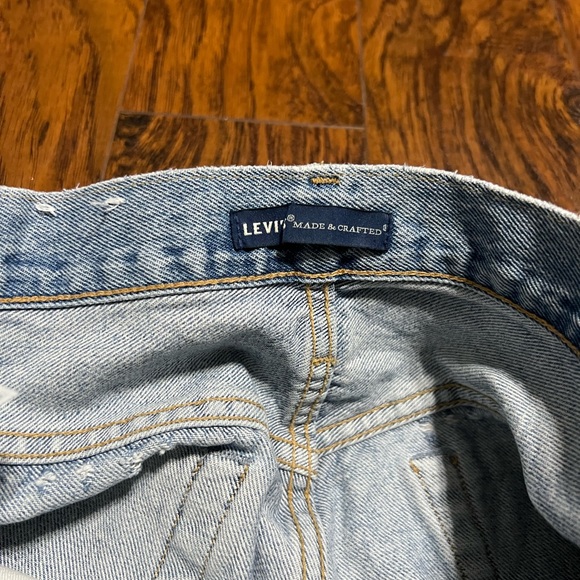 Levi’s Made and Crafted 501 Patchwork Selvedge Denim Jeans - Picture 2 of 9